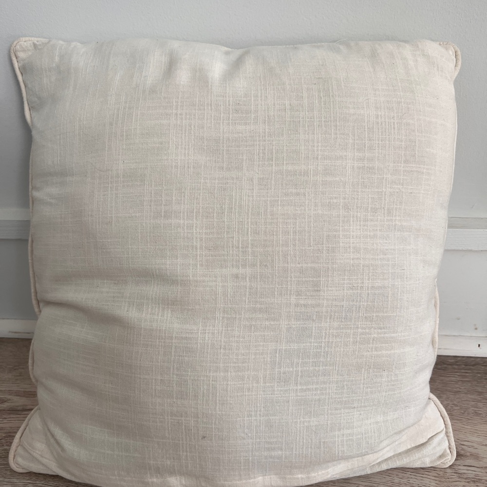 Two Coastal Beaded Pillows GUC with Zippers Beach Decor - Picture 7 of 7
